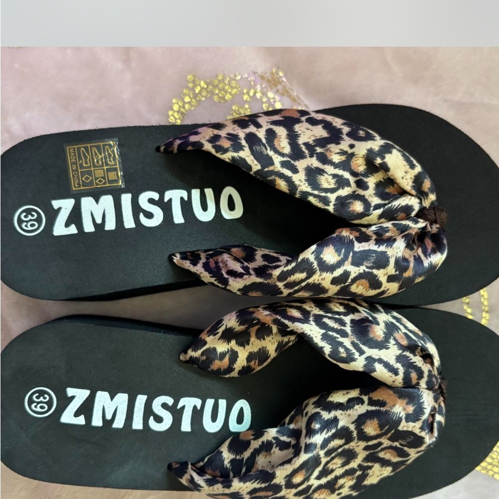 Leopard Print Women's Sandals